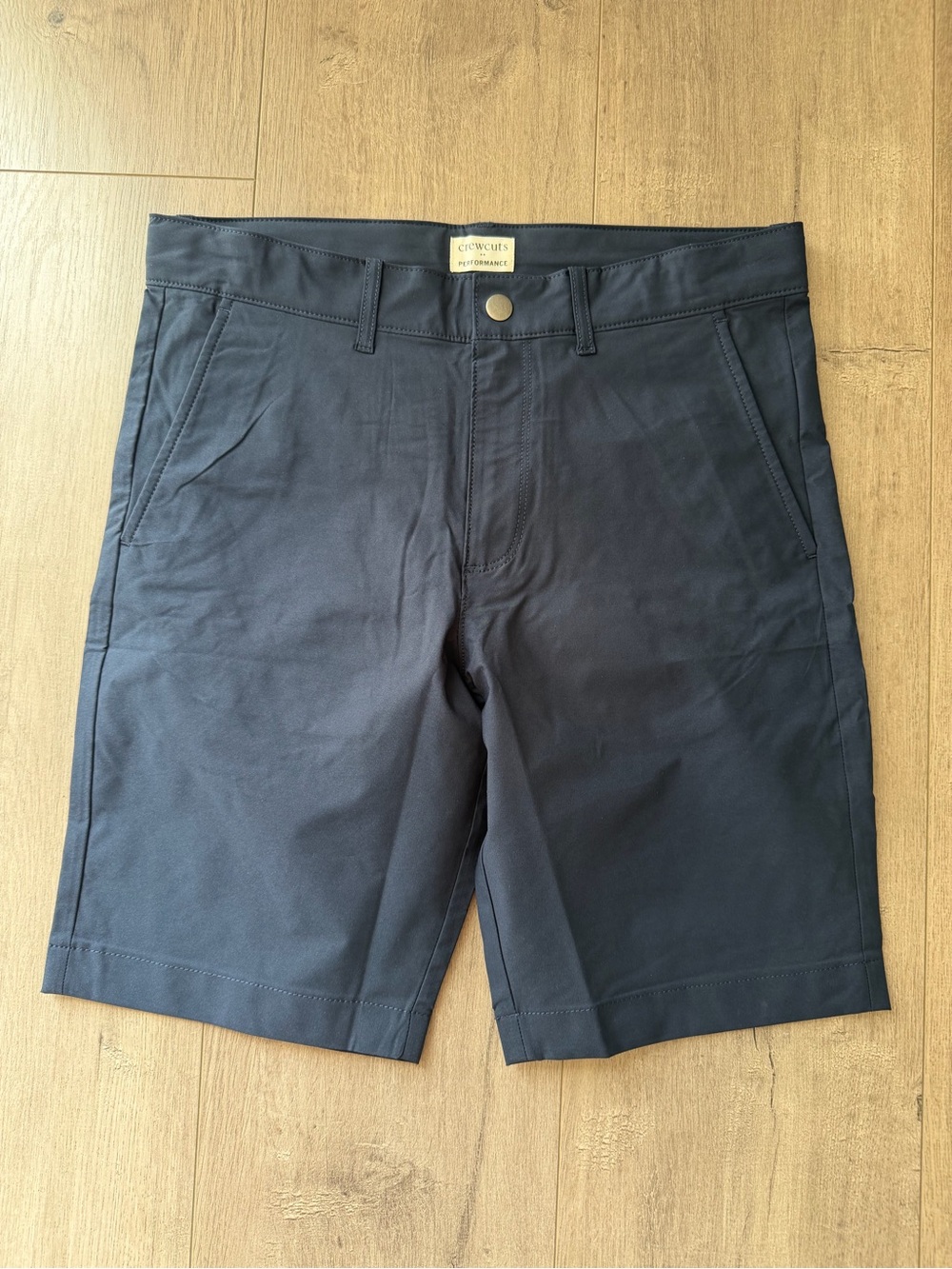 NWT Crewcuts Factory Performance shorts - size 12 - navy